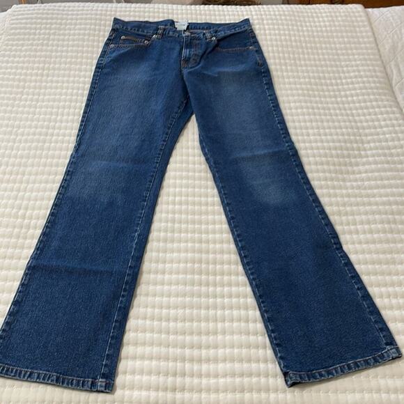 Calvin Klein Jeans Med Wash Vintage Bootcut Jeans Size 8 - Picture 2 of 6